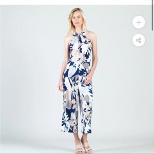 Clara Sun Woo NWT Grecian halter jumpsuit XL